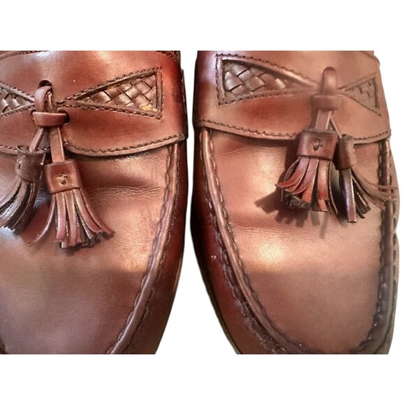 Allen Edmonds Maxfield Loafers Mens Size 10 Brown Leather Preppy Classic Office main image 4